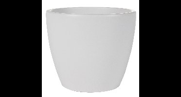 Ter Steege Bloempot - wit - Scandinavische look - 18 x 16 cm