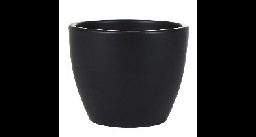 Ter Steege Bloempot - zwart - Scandinavische look - 13 x 11 cm