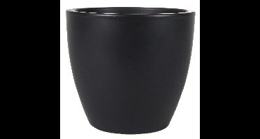 Ter Steege Bloempot - zwart - Scandinavische look - 20 x 19 cm