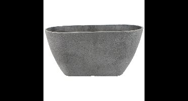 Ter Steege Plantenbak - balkon - kunststof - donkergrijs - 36 x 16 cm