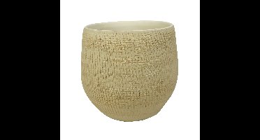 Ter Steege Plantenpot - moderne look - beige - 20 x 20 cm