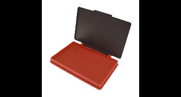 T&F Creations hobby stempelkussen - rood - 7x11 cm - waterbasis
