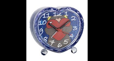 TFA wekker - alarmklok - voor kinderen - blauw - 10cm - kunststof