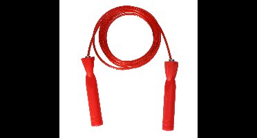 Toi-Toys Springtouw - rood - 280 cm - met kunststof handvatten