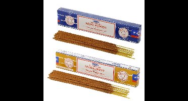 Wierook cadeaus set - 2x geurstokjes - Sandelhout en Reiki Power