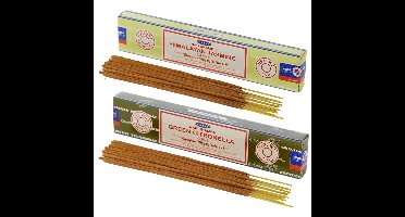 Wierook cadeauset - 2xgeurstokjes - Jasmijn en Citronella geur