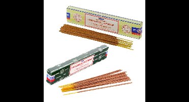Wierook cadeauset - 2xgeurstokjes - JasmijnPatchouli Forrest geur