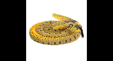 Wild Republic Pluche anaconda knuffel slang - geel - 152 cm