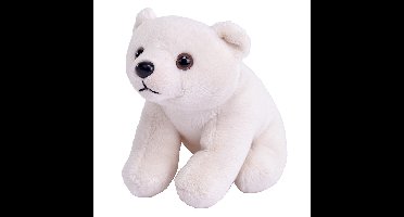 Wild Republic pluche knuffel ijsbeer - wit - 13 cm