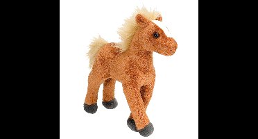 Wild Republic pluche knuffel paardje - bruin - 20 cm - Paarden
