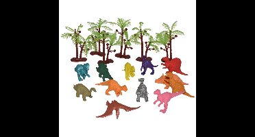 Wild Republic Speelset Dinosaurussen 18x plastic in emmer