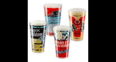 Harley Davidson Vintage Poster Pint Glas Set