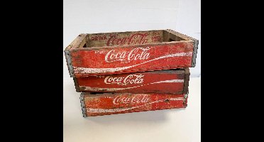 Originele Vintage Houten Coca-Cola Flessenkrat 1 Vak