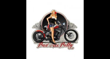 Bad Ass Betty Pin-Up Zwaar Metalen Bord 49 x 60 cm | 34% korting