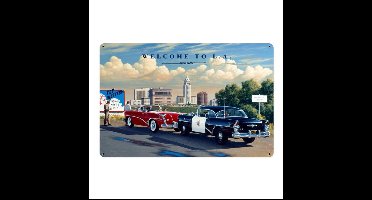 Welcome to L.A. Los Angeles Zwaar Metalen Bord | 25% korting