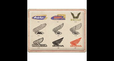 Metalen Bord 30x40 cm Honda MC Logo Evolution