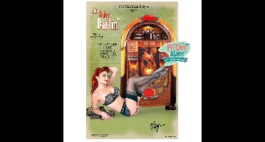 Wurlitzer 850 Jukebox Pin-Up Miss Ruby Darlin Zwaar Metalen Bord 92 x 61 cm | 31% korting