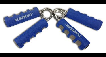 Tunturi knijphalter l handtrainer l blauw grijs