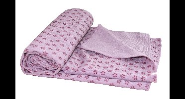 Tunturi Yoga handdoek l roze l 180 x 63 cm