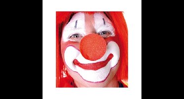 Clowns neus - 10x stuks - rood - knijp foam - carnaval verkleed neus - kinderen/volwassenen