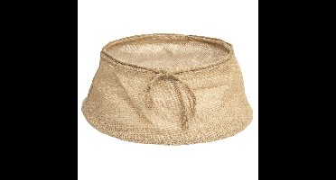 Kerstboomrok - jute - D56 x H32 cm - voor een kerstboom tot 180 cm - kerstdecoratie
