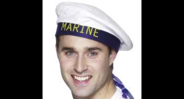 Matrozen verkleed hoedje - Marine - volwassenen - matrozenhoedje - verkleedhoeden