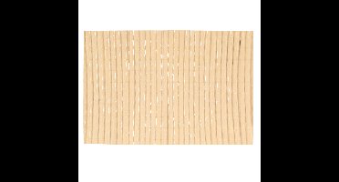 Secret de Gourmet Tafel placemat - naturel bamboe - 45 x 30 cm - Tafel onderleggers