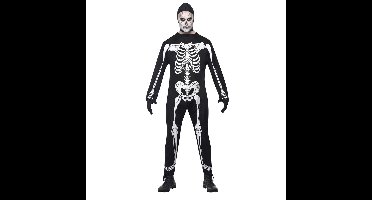 Skelet kostuum - voor volwassenen - Halloween verkleedkleding - skelettenpak