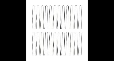 Steekkrammen klemmen - 30x stuks - 8 cm -?patentkrammen