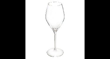 Wijnglazen set Silvia - doosje 6x stuks - chique transparant glas - 34 CL