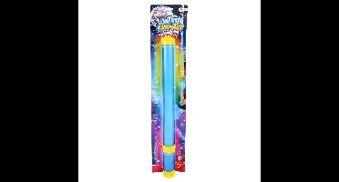 1x Waterpistolen/waterpistool/waterspuiter 46 cm met blauw licht kinderspeelgoed