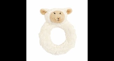 Happy Horse Lammy rammelaar - 13 cm - pluche - baby - lammetje/schaap - kraamcadeau