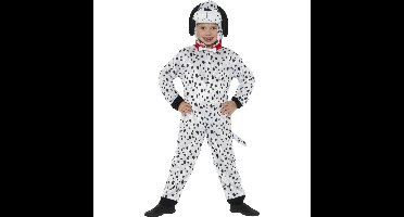 Smiffys Dalmatier honden verkleedkleding - kostuum - dierenpak - voor kinderen - jumpsuit
