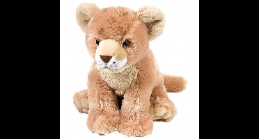 Wild Republic Leeuwen welpje knuffel - beige - 30 cm - pluche
