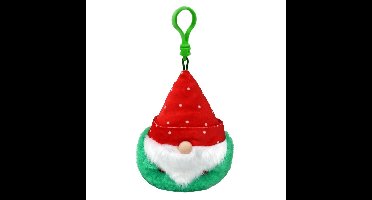 TY Beanie Boo's Clip Christmas Gnome Red Hat 7cm