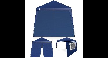 Paviljoen Capri Blauw 3x3m incl 2 zijwanden UV-bescherming 50+