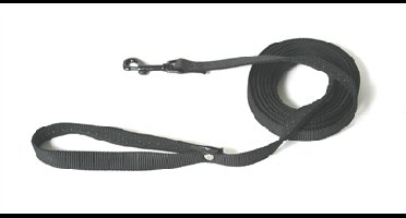 MARTIN SELLIER LIJN NYLON PLAT ZWART 20 MMX3 MTR