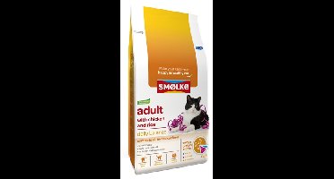 SMOLKE CAT ADULT KIP / RIJST 4 KG