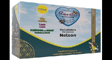RENSKE VERS VLEES VARIATIEBOX NELSON KIP / LAM / KALKOEN EN EEND 24X395 GR