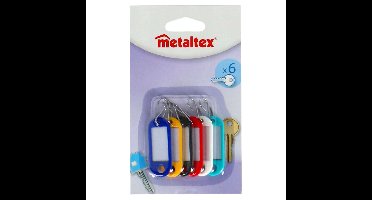 Metaltex Sleutelkaartjes 6 Stuks
