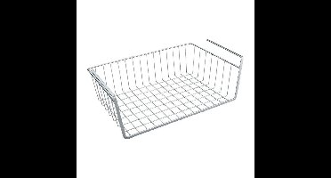 Metaltex Kanguro Opbergmand 40x26x14 cm Zilver