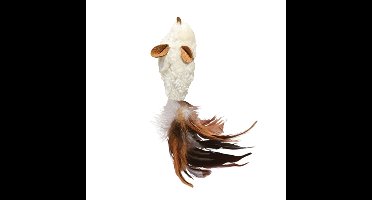 KONG KAT CATNIP FEATHER MUIS 5X2,5X16,5 CM