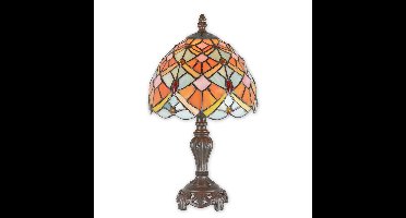 A TIFFANY STYLE TABLE LAMP