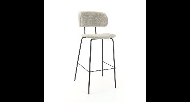 Workliving hoge barkruk Society Bo - bouclé shiitake