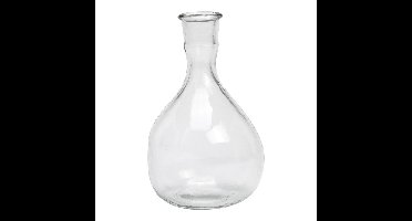 Vaas van glas transparant (B/H/D) 14x24x14cm