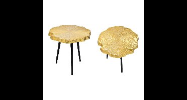 Tafel van goudkleurig metaal (B/H/D) 49x47x49cm
