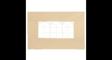 Zijwanden vouwtent set van 2 Beige 3x2m