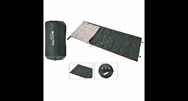 Slaapzak Envelop Dekenmodel Groen - 200 x 75 cm - Met draagtas en Hangtag