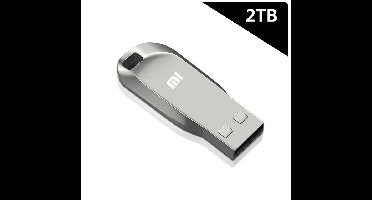 Originele Xiaomi Flash Drives Usb 3.0 Mini - Hoge Snelheid - Metalen Pen Drive 2Tb Stick - Draagbare Drive - Waterdichte Memoria Opslag U Schijf - gri
