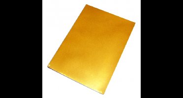 A4 hobby papier - 200x vellen - kleur goud - Knutselen met papier - Knutselpapier